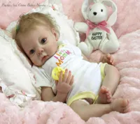 2022inch Very soft silicone vinyl reborn doll kit lifelike real touch unpainted head arms and legs2755165