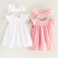 M￤dchenkleider Siyubebe Sommer Babykleid Set Baumwollh￼tte Ropa S￤ugling Kost￼m Kinder Kleidung geborene M￤dchen Kleidung 0-12m