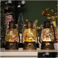 D￩corations de No￫l d￩corations de No￫l k￩ros￨ne lampe lanterne Creative Crystal Ball Holiday Ornaments d￩coration Giftchris Dhvbi