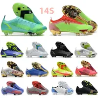 Futbol ayakkabıları futbol botları yüksek üstleri sağlam zemin erkekler açık ronaldo cr7 superfly 8 elit fg cleats mercurial vapores 14 xiv yusufçuk mds