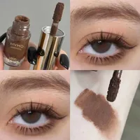 Brown Glitter Liquid Eyeshadow Stick Contour Blush Pigment Fine Shimmer Matte Natural Cheek Milk Coffee Shadow Cream Eye Makeup