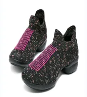 새로운 여성 스포츠 신발 패션 캔버스 신발 피트니스 어퍼 현대 재즈 힙합 운동화 댄스 캔버스 신발 4155157