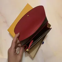 2020 red bottoms lady long designer wallet multicolor designer coin purse Card holder women classic zipper pocke 60136 vf2 no box228H