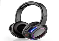 Factory Whole professional silent disco LED Flashing Light Wireless headphones and RF Earphones For iPod MP3 DJ music pary clu1984674