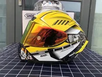 フルフェイスシューイx14 yaha rjm 60オートバイヘルメットアンチフォッグバイザーマンに乗る車モトクロスレーシングバイクヘルメット - オリジナルヘルメット