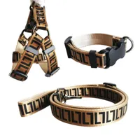 Colliers de chien de luxe Leashes Designer Set Belts de laisse Pug Collar Collar Dogs Pet pour cha￮ne Bulldog moyen Grand et Cat Chihuahua Poodl RRVPW