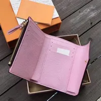 luxurys designers wallet portafoglio Fashion Clutch purses VICTORINE wallet Classic Pallas Wallet Bag Card Holder Purses With Box 2437