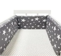 200x30cm bebek beşik çit pamuk yatak koruma korkuluk kalınlaştırıcı tampon beşik etrafında bebek odası dekor 2208168467201