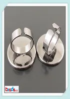 Beadsnice ID 24102 Base de anillo en blanco de la moda Bisel de latón Configuración de anillo para joyas 1267436