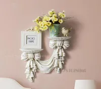 Other Home Decor European Wall Mounted Storage Holders Racks Resin Placement Plant Tray Creative 3D Decoration Rack9774745