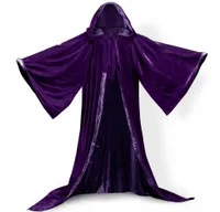 Long Sleeves Velvet Hooded Cloak Hooded Velvet Cloak Gothic Wicca Robe Medieval Witchcraft Larp Cape Hooded Vampire Cape Halloween7742820