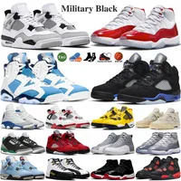 Мужчины женские баскетбольные туфли 3 4 5 6 11 12 13 военный черный кот разведенный вишневый холст Французский огненный красный UNC Cool Grey Blue 3S 4S 5S 6S 11S