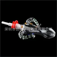 Other Smoking Accessories Set Octopus Design 14Mm Kit With Titanium Nail Mini Glass Water Pipes Bong 3076 T2 Drop Delivery Home Gard Dhziu