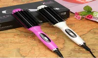 Hair Straightener Curler Flat Iron for Corrugation Professional Electric Straightening Brush 2 In 1 Curling Tool 110240V3623377