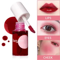 Lip Gloss Moisturizing Liquid Lipstick Jelly Lasting Cherry Red Pink Sexy Non Sticky Cup Tint Korean Lips Makeup 5 Colors