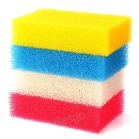 2 Pcs Set Imitation Loofah Clean Dishes Candy Color Cleaning Sponges Pot Sponge Multi-functional Kitchen Cleansing Cleaner Sponges BH8003 TQQ