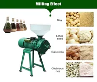 Carrieli'nin Profesyonel Islak Kuru Tahıl Öğütücü Makinesi Ticari Elektrik Ultrafin Pirinç Mısır Buğday Yem Taşlama Değirmeni Bütün GR184