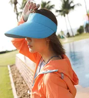 2021 Luxury Designer Visors Ohsunny Summer Wide Rim Sunspot Caps Outdoor Sports Bikes Beach Foldable Sunburn Cream Hats for Women 8438215