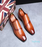 Vestido de negocios zapatos para hombres nuevos hombres clásicos de cuero hombres039s zapatos de mocasillas formales oxfords talla 38481529932