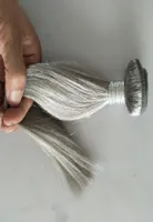 Market Silver Grey Hair Extensions 4pcs Lot Weave Grey Weave 100G Brasilian Wave Virgin Hair Tresima 3215427