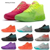 MB.01 LAMELO BALL MENS 농구화 Rick and Morty 여기에서 Queen City Black Buzz City Rock Ridge Red Lo Ufo Men Trainers