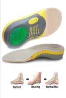 Insolas ortopédicas Ortics Flat Foot Health Gel Pad para sapatos Inserir Arco Suporte Pad para Fascíte de Fascite Plantar Cuidado Insol4758889