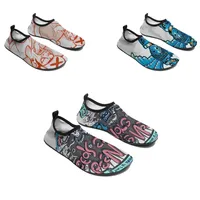 men women DIY custom designer Wading shoes low top Skateboard sneakers white customization UV printing sports sneakers xuebi 100-250143