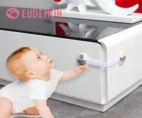 EUDEMON 6pcs Cabinet Lock Refrigerator Lock Drawers Wardrobe Todder Kids Baby Safety Plastic ABS PE Toilet Refrigerator Lock 22070