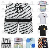 Pantalones cortos de natación diseñadores de verano pantalones deportivos casuales de moda Men de secado rápido Pantalones de playa Tamaño asiático blanco y negro M-XXXL223C
