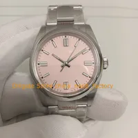 5 Style Unisex Watches Women Men 36mm Sapphire Glass Pink Dial Black Green Smooth Bezel 904L Steel Bracelet Cal.3230 Movement Automatic EWf Mechanical Watch