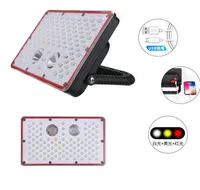 NEW Red white yellow Led Portable Spotlight 3000lm Super Bright Led Work Light Rechargeable for Outdoor Camping