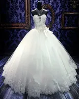 2021 neue elegante trägerlose Spitzen -Applikationen Crystal Mermaid Hochzeitskleider HEAVEY HANDMADE Diamant Party Kleid Brautkleid 6692453