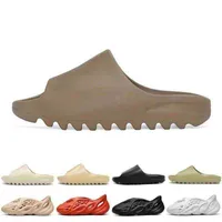 Slides Yeesys Kanyes Foam Slippers Rubber New 2021 for Men Women Bone Earth Brown Desert Sand Resin Mens Shoes Sneakers 36-45 Yeezzys R1ay