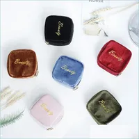 Other Home Garden Newgirl Mini Coin Purse Portable Small Cosmetic Garden Travel Packing Bag Fashion Solid Colors Preppy Style 836 Dhpct