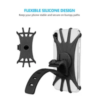 Universal Bicycle Mobile Phone Holder Silicone Motorcycle Bike Handlebar Stand Mount Bracket Mount Phone Holder For iPhone9633491