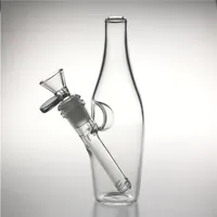 7 Inch Glass Beaker Dab with Medium 14mm Bowl Downstem Female Water Rig Bottle Rigs Thick Hookahs Bongs Recycler Male Bong Qrbxw