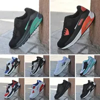 2022 Classic 90 Men and women Running Shoes Wholesale Fashion Mens Sneakers Sports Trainer Cushion 90s Surface Breathable Size 36-45