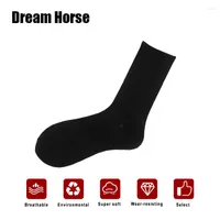 Women Socks One Pair Packed Four Seasons Pure Color Sports Cotton Black White Gray Couple Mid-Calf Length And Knee High