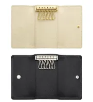 2017 Ganzes Originalbox Luxus mehrfarbiger Kurzwallet Sechs Schlüsselhalter Frauen Männer039s Klassiker Reißverschluss Taschenschlüsselkette 626309977499
