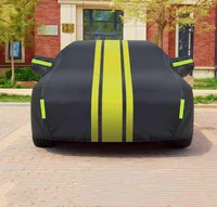 Capa de carro Tampas de corpo impermeáveis ​​a água de pó externo coberto de pano oxford protetora solar isolamento de calor à prova de chuva para BMW Ford Mustang Honda H25731265