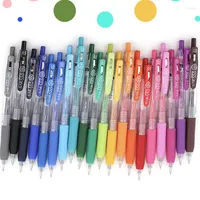1pcs Japan Zebra JJ15 Colors Gel Pen 0.5mm Smooth Writing Student Signature Cute Office School Stationery Kawaii Supplies
