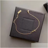 Bangle 2022 Designer Bracelets Love Bracelet Jewelry Luxury Letter Lenterant y for Women Gold Charm Carming Wedding G2205242Z Drop Deli DHSDS