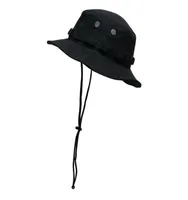 Windproof Rope Army Camouflage Fisherman Bucket Hat For Women Men Fishing Flat Cap Bob Panama Summer Fashion Designer Korean Sun H5695015