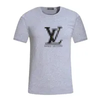 Designer Herren T-Shirt Sommerstil T-Shirts Stickerei mit Buchstaben Drucken loser Tees Trend Kurzarm Casual Shirts Tops Asian Size S-XXL