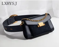 Women Waist Belt Belt Bags Fashion Leature Leather Fanny Pack New Hip Package Pearl Chain Packs Cread Crossbody Bag MX2001647515