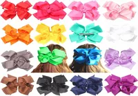 16pcs Big Hair Bows Clips For Girls 7 Inches Huge Large DoubleDeck Bow Boutique Hair Bows For Girls Kids Children Women9999122