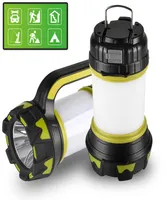 Portable Lanterns Camp Lamp LED Camping Light USB Rechargeable Flashlight Dimmable Spotlight Work Waterproof Searchlight Emergency