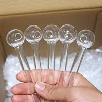 Glass Clear Thick Oil Burner Pyrex Pipes Smoking Nail Burning Jumbo Pipe Tubes 105mm Transparent Concen Ifqxf