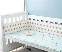Railas de la cama Cuna de bebé Bumper Ushape Ripper desmontable Cubierta de algodón de algodón Protector Filete Bebe Cot 30x200cm 220912