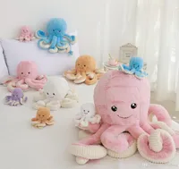 Cute 80cm Super Soft Octopus Doll Plush Toy Stuffed Animal Bolster Pillow Pendant Ornament for Xmas Kid Girl Birthday GiftDeco9609927